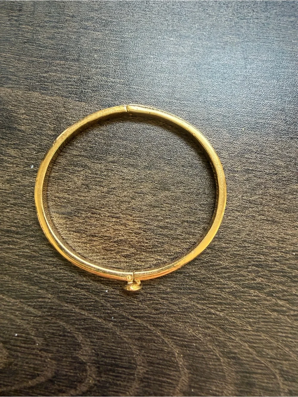 kate spade Gold and Black Heart Accent Bangle Bracelet - Picture 3 of 3